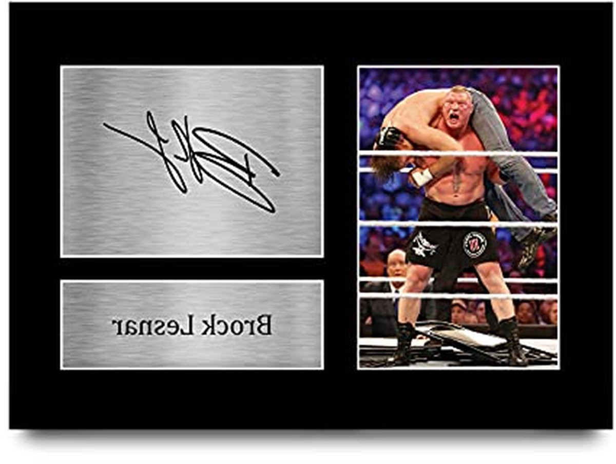 Gedrukte Foto Display - Gesigneerde Foto Replica - Fan Memorabilia - A4 - Zwart