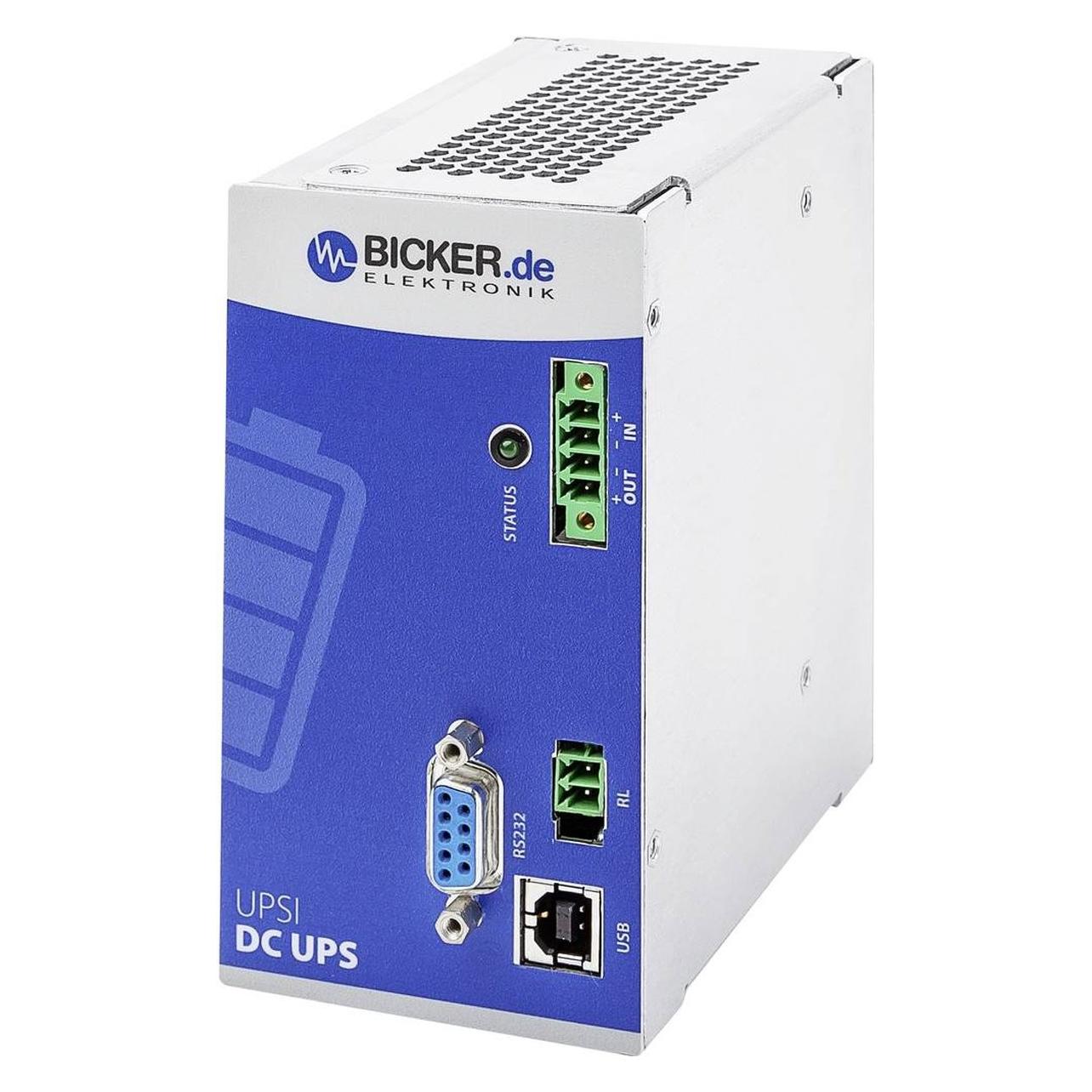 Bicker Elektronik Industrielle USV Anlage (DIN Rail) (96 VA) (UPSI-2406DP1)
