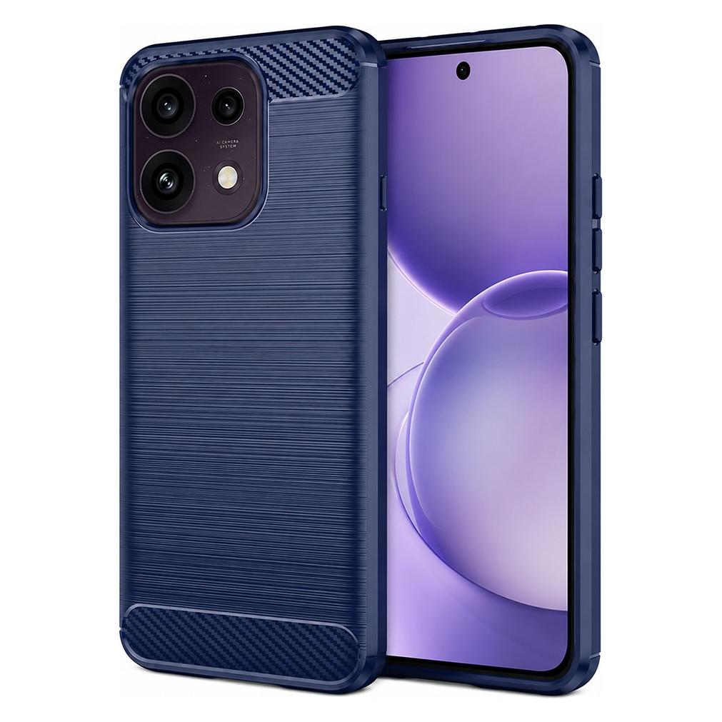 Techsuit - Carbon-Silikon - Oppo Reno16 F - Blau (Oppo Reno 16 F, Oppo Reno 16 FS) (71713118)