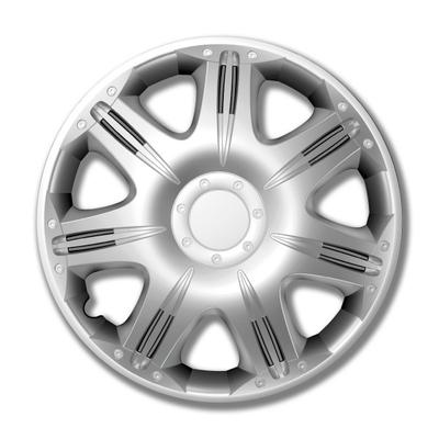 PETEX Radblenden Satz 14 Zoll Opus silber RB530114