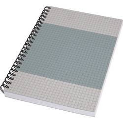 Sigel SN600 Quicknote Softcover Spiral-Notizbuch kariert Blau-Grau 80 Blatt DIN A5