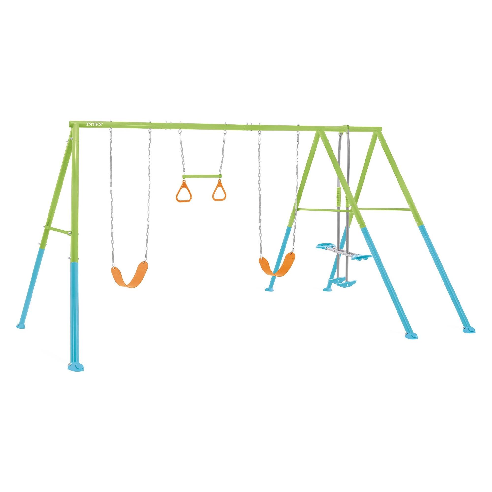 Intex Schaukelset mit vier Funktionen (Farbe) Mass: 467cmX254cmX211cm, Artikelnummer 44130 (44130)