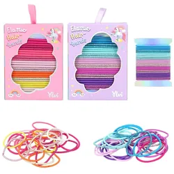 Ylvi Glitzerhaargummi Set - Blau oder Pink