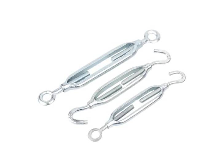 SHENGG Spannschloss aus Kohlenstoffstahl M6-M30 OC/CC/OO-Typ Hakenösen-Rigging-Hardware, Drahtseilspannung((OO)M22x325mm-1pcs)