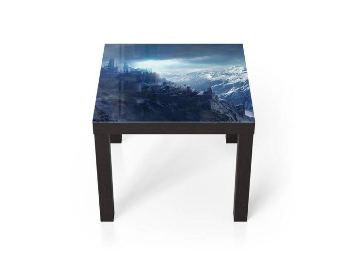 DEQORI Couchtisch 'Gipfel der Zukunft', Glas Beistelltisch Glastisch modern