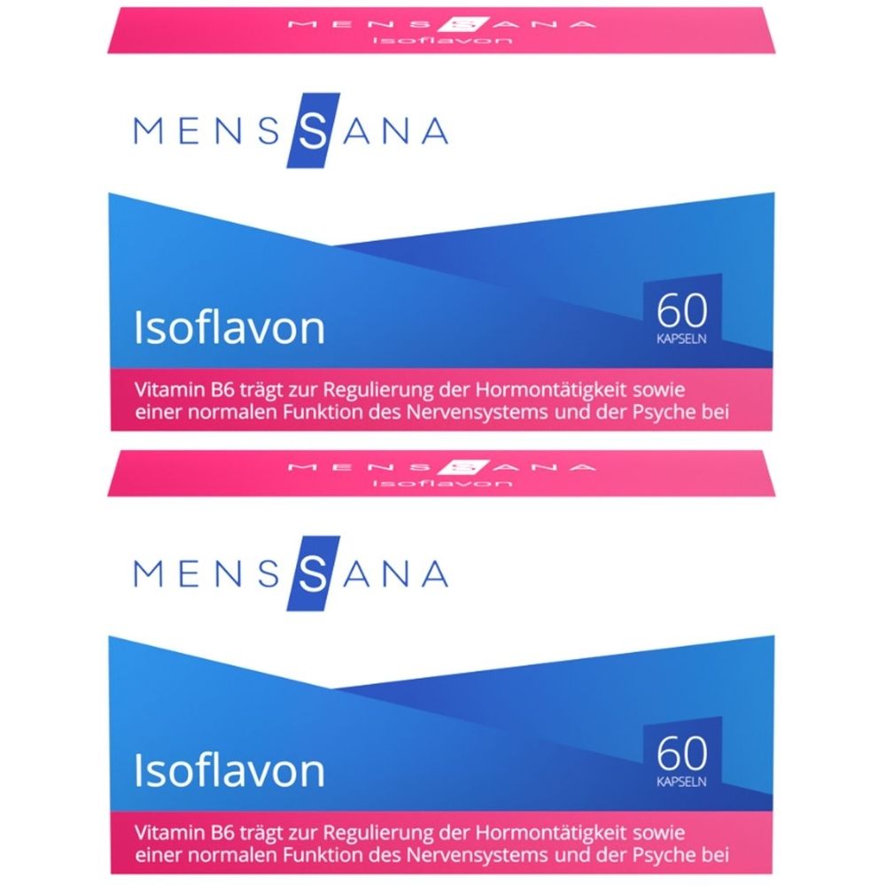 Isoflavon MensSana Kapseln 2x 2x60 St