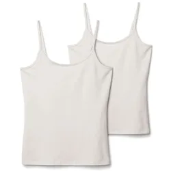 Tchibo - 2 Hemdchen - Damen - Gr. XS - creme