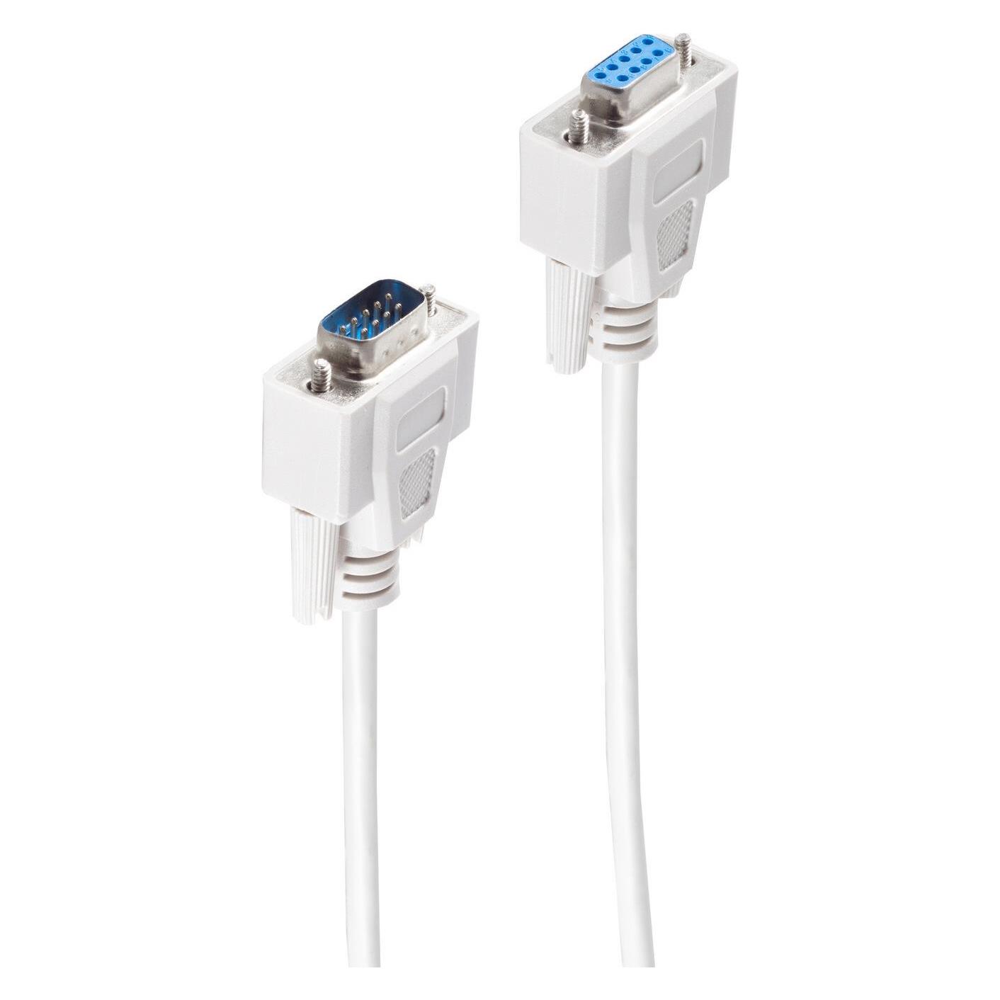 Shiverpeaks -BASIC-S--SUB-D Verlängerung, 9-pol. Sub-D-Stecker auf 9-pol. Sub-D-Kupplung, mit vergossenen Gehäu (1 m) (BS78046-1)