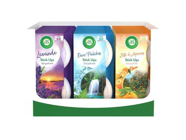 AIR WICK Stick'up désodorisants Parfum aléatoire x2