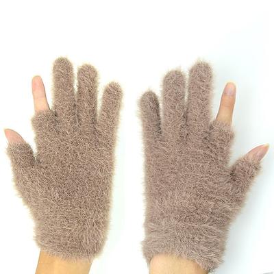 Damen 1 Paar Winterhandschuhe / Gestrickte Handschuhe / Fingerlose Handschuhe Streetwear / Outdoor Handschuhe - Einfach