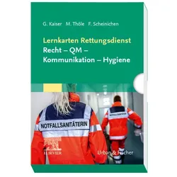 Kaiser:Lernkarten Rettungsdienst: Recht, Schulbücher von Frank Scheinichen, Guido Kaiser, Matthias Thöle