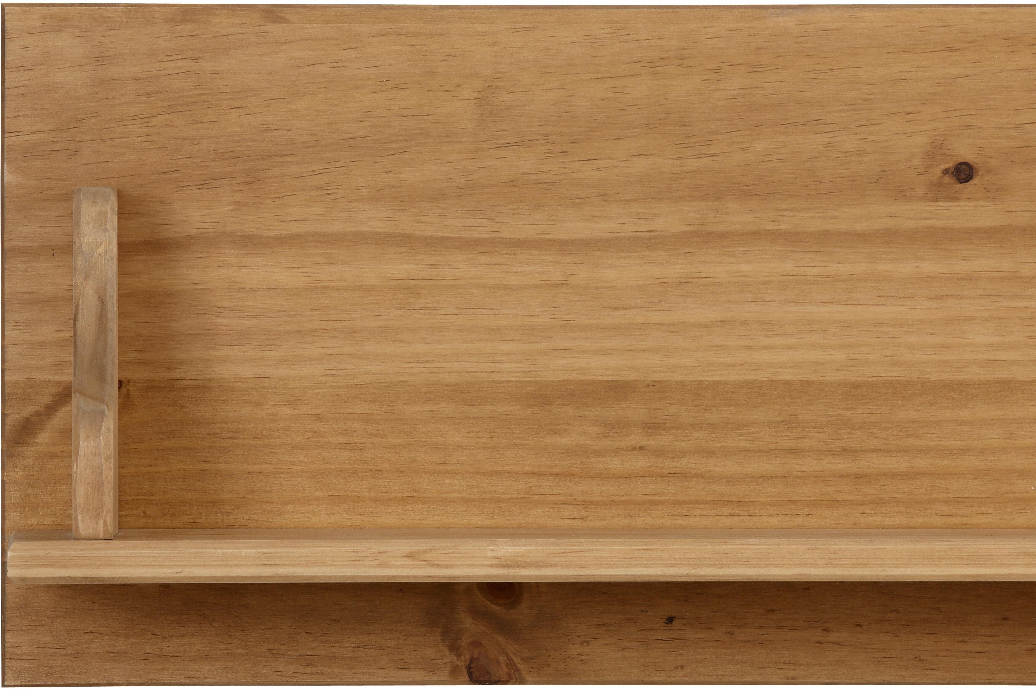 Wandregal GOODPRODUCT "Melissa", beige (natur gebeizt, gewachst), Massivholz, Regale, Wandregal, Breite 120 cm natur gebeizt, gewachst Einheitsgröße