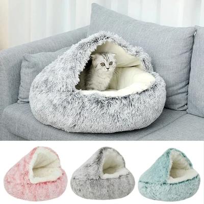 Uplifted Goods Plush Hooded Anti Anxiety Pet Sanctuary 05 m