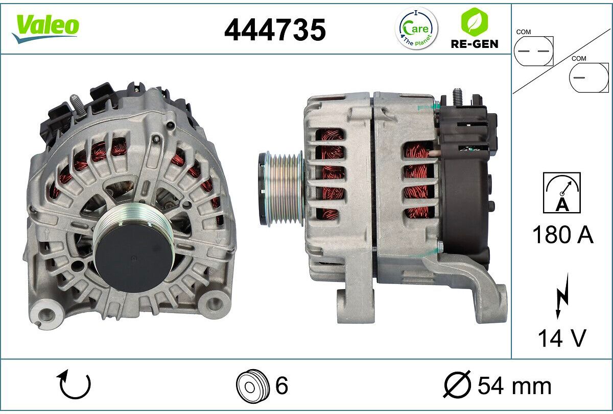 Drehstromgenerator VALEO 444735
