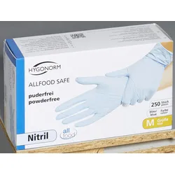 HYGONORM Einmalhandschuhe ALLFOOD SAFE M blau