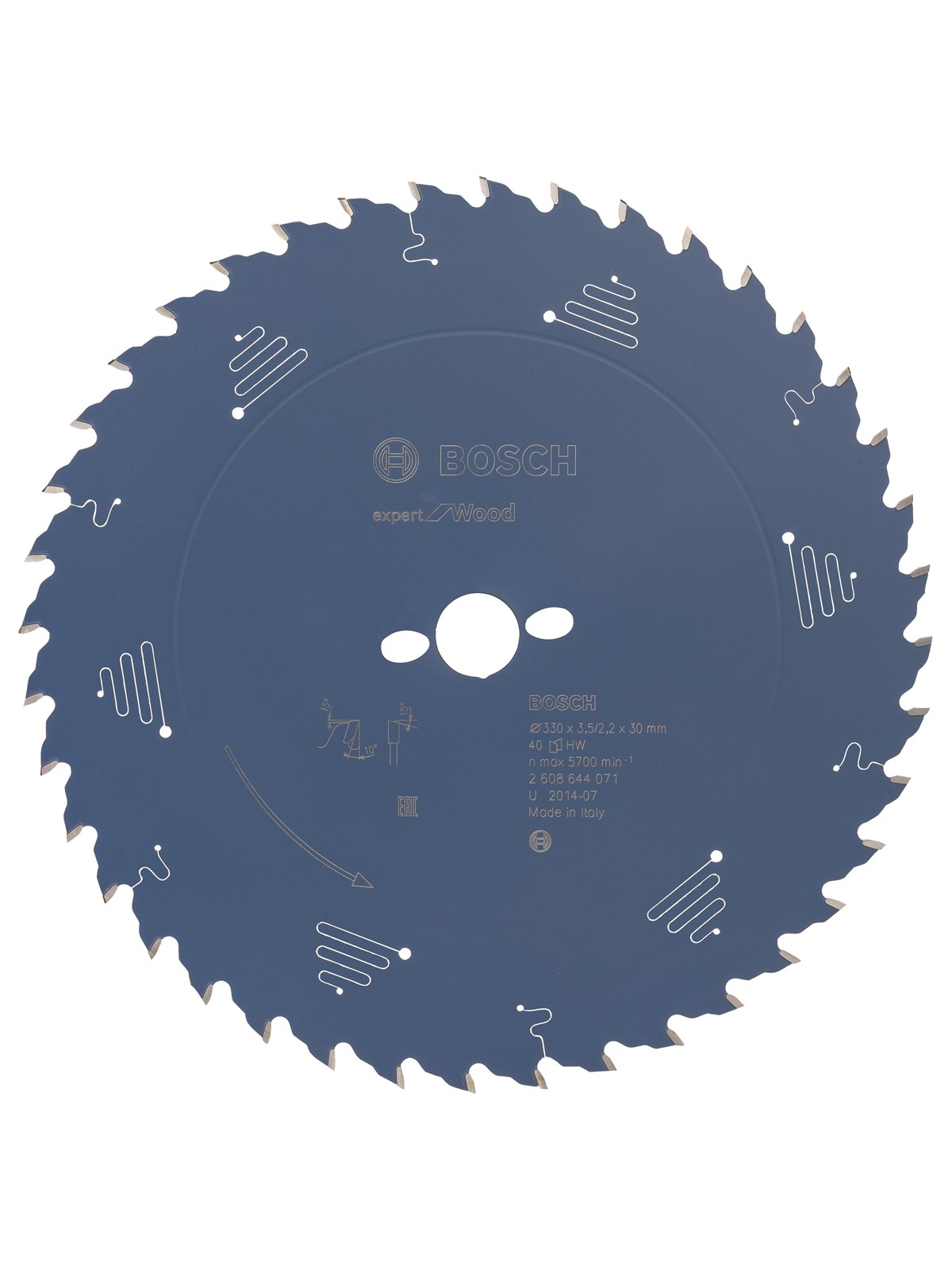 Bosch RUNDSAVKLINGE 330X30X3.5MM 40T EXP WOOD