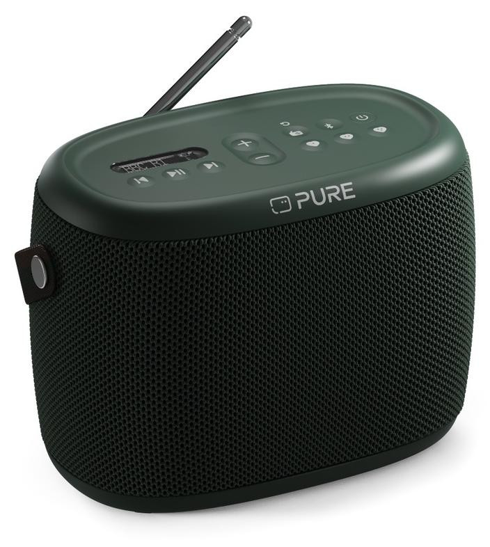 PURE Woodland waterdichte outdoor-luidspreker met FM/DAB+ radio, groen