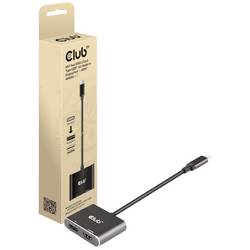 club3D CSV-1552 USB-C® / HDMI / DisplayPort Adapter Schwarz 0 mm