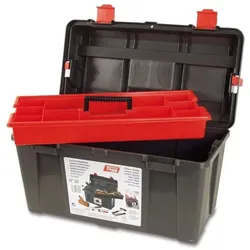 Velleman, Werkzeugkoffer, - Werkzeugkasten - 480 x 258 x 255 mm - mit Tragekasten