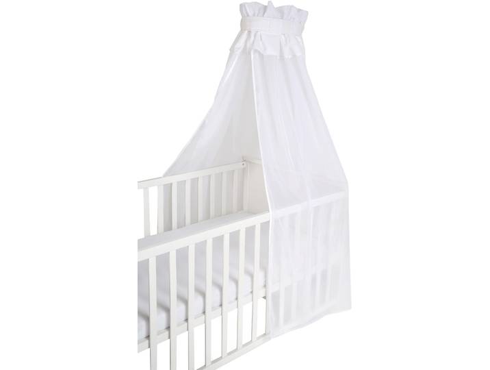 Betthimmel ROBA Uni, weiß , weiß, B:250cm H:160cm, Baumwolle, Polyester, Betthimmel, Betthimmel