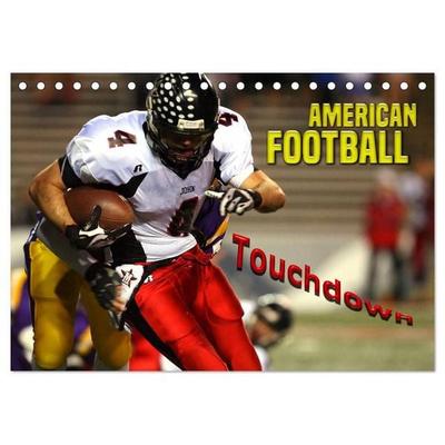American Football - Touchdown (Tischkalender 2027 DIN A5 quer), CALVENDO Monatskalender