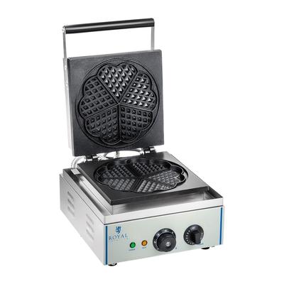 Helloshop26 - Professionelles rundes Waffeleisen in Herzform mit Teflonbeschichtung 1 x 1500 Watt 3614062