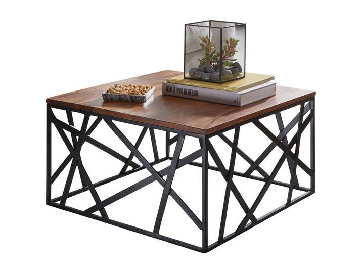 Couchtisch Bekal Metal/Massivholz