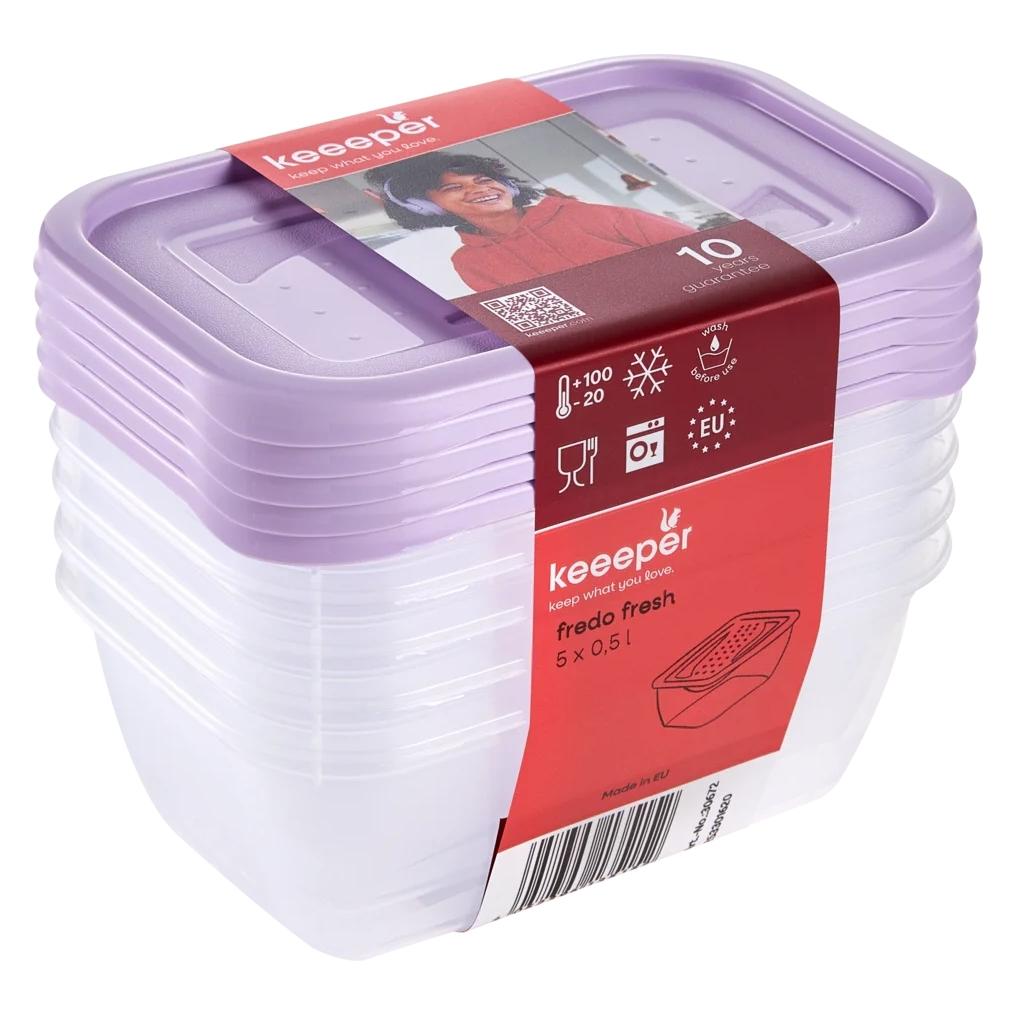 keeeper keeeper Fredo fresh 0.5 l, Transparent, Produkttyp: Vorratsdose (0.50 l) (3067252500000)