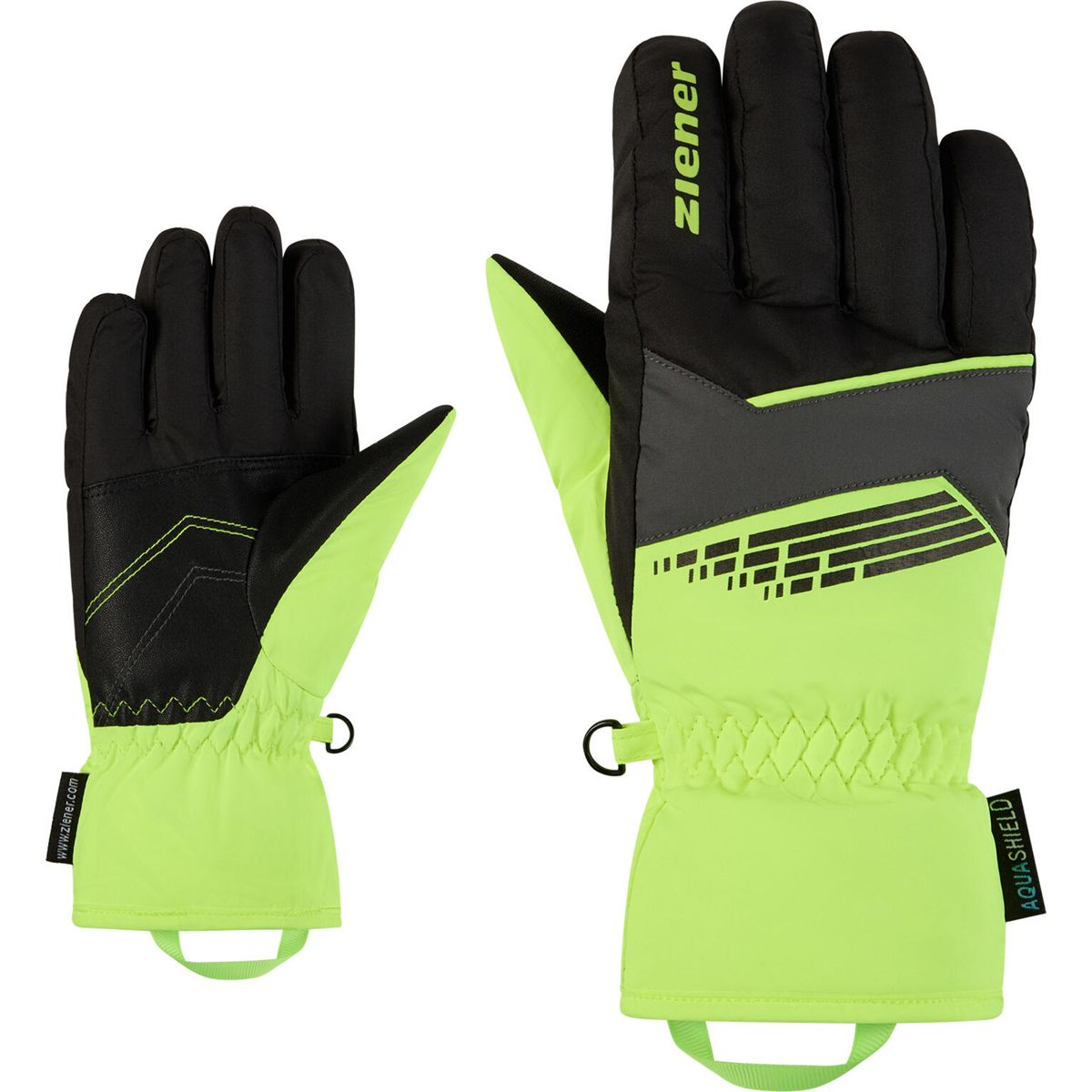 Ziener Lavivi-z AS Glove Junior Unisex poison yellow (737) 4 115051-737-4