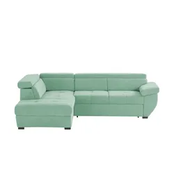 uno Ecksofa  Formula , grün , Maße (cm): B: 262 H: 79 T: 224.0