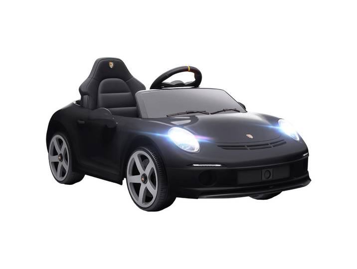 Aiyaplay Kinder-Elektroauto 12V mit 2,4 GHz Fernbedienung, Softstart, Federungssystem, Schwarz, Kunststoff, 65.5x47x108 cm, unisex, Freizeit & Co, Gartenspielzeug, Kinder-Elektrofahrzeuge