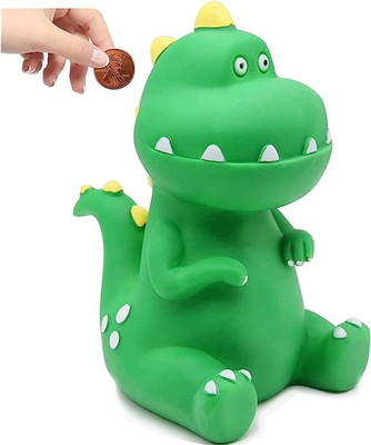 Perfect Picks Market Shatterproof Tyrannosaurus Rex Piggy Bank, Dinosaur Money Bank For Kids, First Coin Bank Gift For Boys And Girls Shatterproof Tyrannosaurus Rex Piggy Bank, Dinosaur Money Bank For Kids, First Coin Bank Gift For Boys And Girls