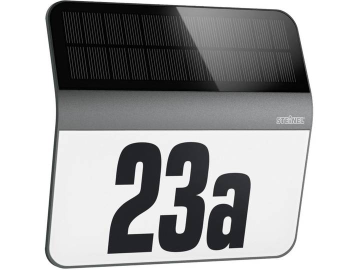 Steinel Solarleuchte, Anthrazit, Kunststoff, 24.2x22.7x5 cm, Lampen & Leuchten, Außenbeleuchtung, Solarleuchten