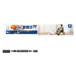 Staedtler Lumocolor wasserfest (1x) (348-9 BK-1)