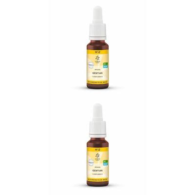 Bachblüten No.12 Gentian Bio 2x 2x20 ml Lösung