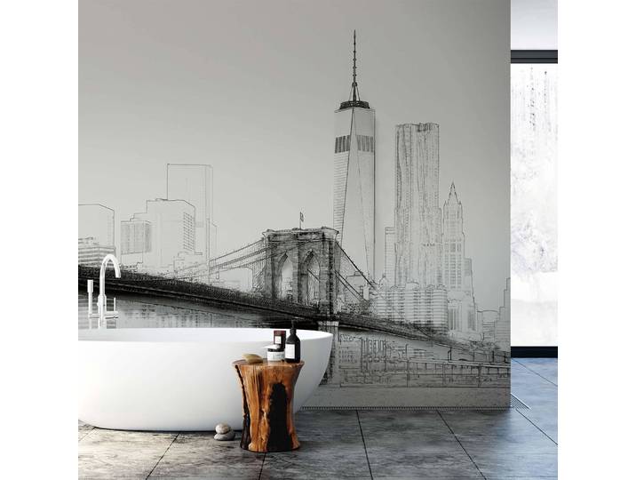 Fototapete New York Skyline Großstadt 3 x 2cm