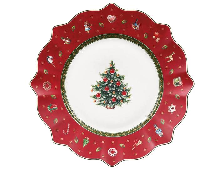 Villeroy & Boch Assiette Toy s Delight Ø24,4 cm Blanc-rouge'