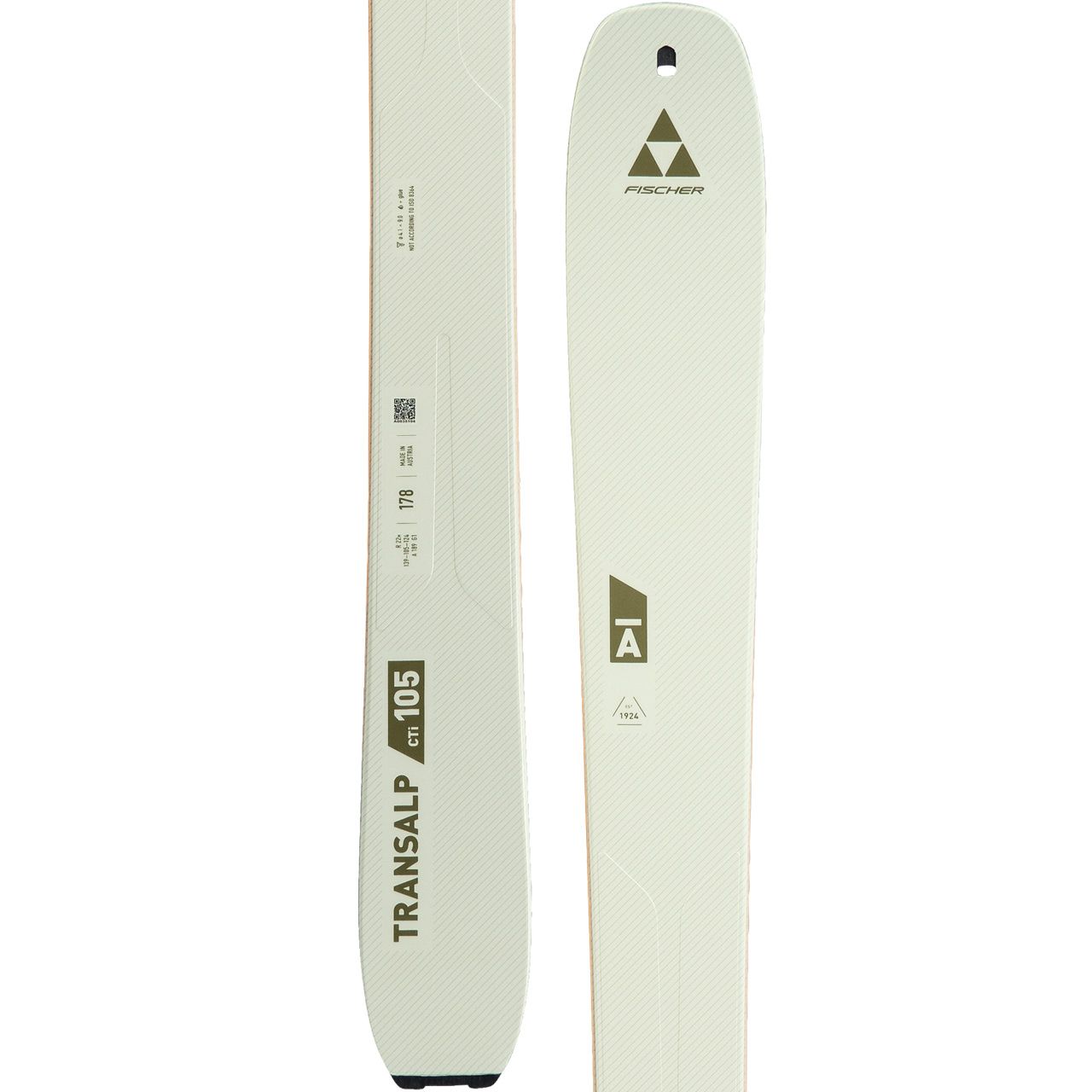 Fischer Transalp 105 CTI off white/olive - 185 cm