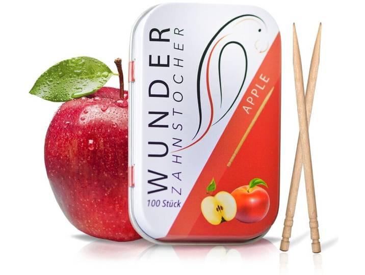 Zahnstocher mit Geschmack Apfel