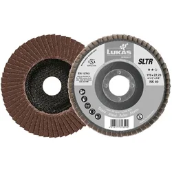 Lukas, Schleifmittel, Schleiflamellenteller SLTR Normalkorund ø 125 mm Korn 60 Inhalt: 10 Stk (60)