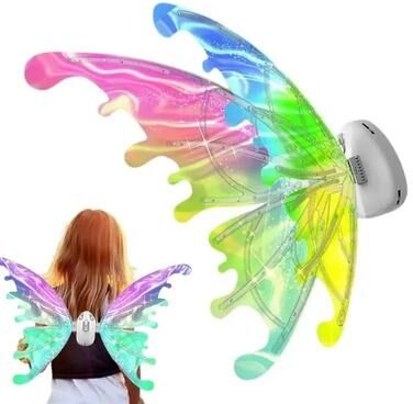 Uplift Essentials Magic Electric Elf Wings   LED Butterfly Costume For Kids & Pets Magic Electric Elf Wings   LED Butterfly Costume For Kids & Pets