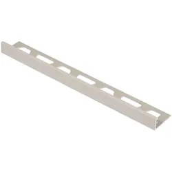 Schlüter Systems JOLLY-TSI Abschlussprofil Aluminium TSI - strukturbeschichtet elfenbein Höhe: 8 mm Länge: 2,5 m