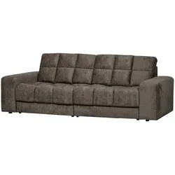 Sofa Date aus Struktursamt, klassischer Stil, dunkelgrau Mountain, hochwertig gepolstert