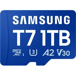 SAMSUNG T7, Micro-SD microSD Speicherkarte, 1 TB