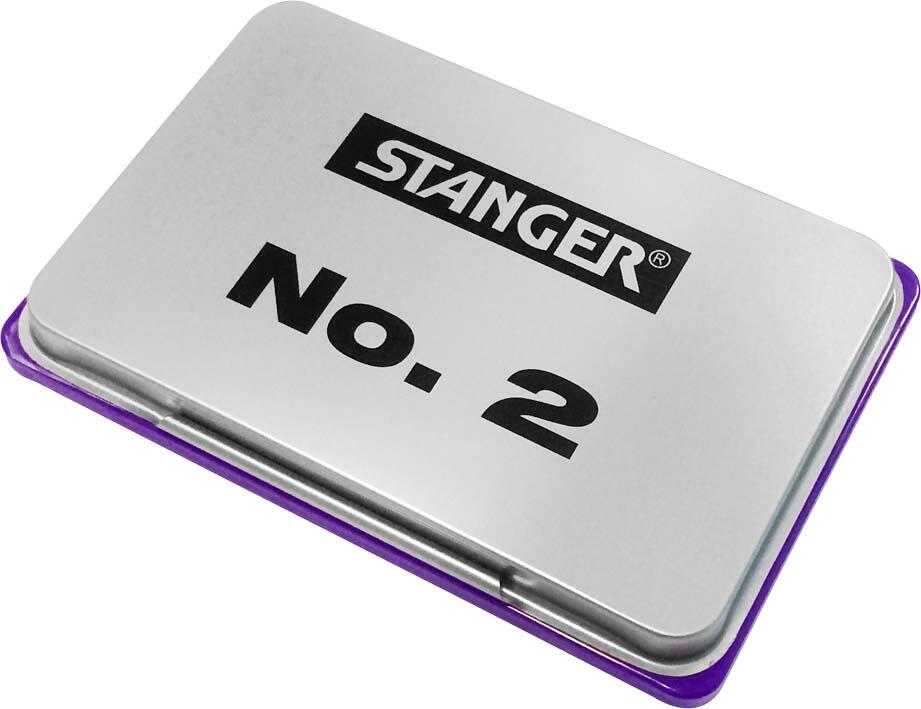 STANGER Stempelkissen No 2, 108,0 x 70,0 mm, violett 1801403