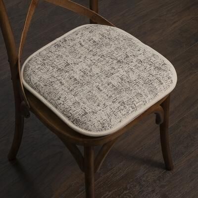 "Sweet Home Collection Broadway Memory Foam Non Slip Back Chair Pad Cushion - 16""x16"""