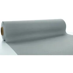 Sovie HORECA Tischläufer Silber aus Linclass® Airlaid 40 cm x 24 m, 4x1 Stück