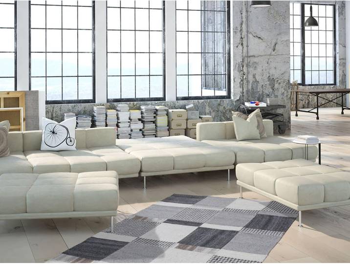 Teppich KAYOOM Liana 210 , beige (natur), B:160cm H:10mm L:230cm, Wolle, Teppiche, Teppich, Handgefertigter Seidenteppich, Unikat, mit Echtheitszertifikat