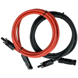 Cansolar Solarkabel Verlängerungskabel Set:rot & schwarz 4mm2 20 Meter