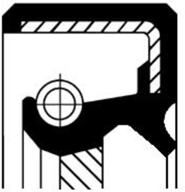 Wellendichtring, Differential CORTECO 19035148B